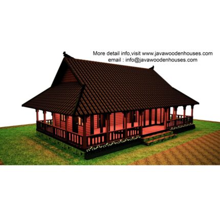 Arjuna Prefabricated Wooden House Indonesia by ART CLASSIC